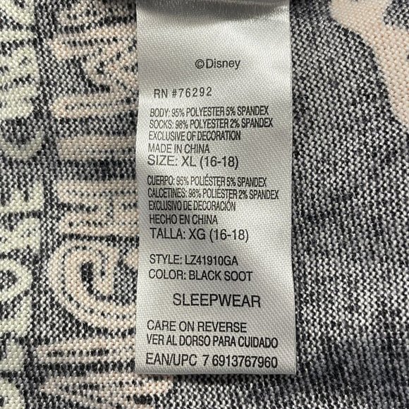 Nightmare Before Christmas Sleepwear - Size XL (16-18) - Top / Shirt - Picture 10 of 11